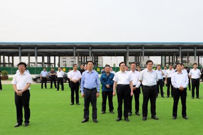 潍坊市委书记、市人大常委会主任惠新安带队对山东乐天使健康产业园项目进行观摩点评