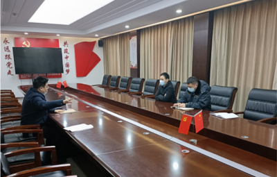 绍兴市生态环境局上虞分局局长胡四海一行到浙江乐天使开展“三服务”工作